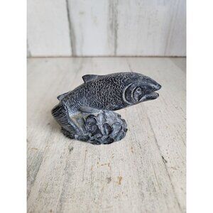 Wolf‎ original salmon fish sculpture home decor figure sea ocean